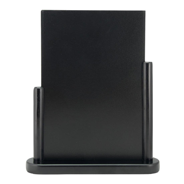 Large Wooden Table Chalkboard with Black Lacquer Finish | Securit Elegant