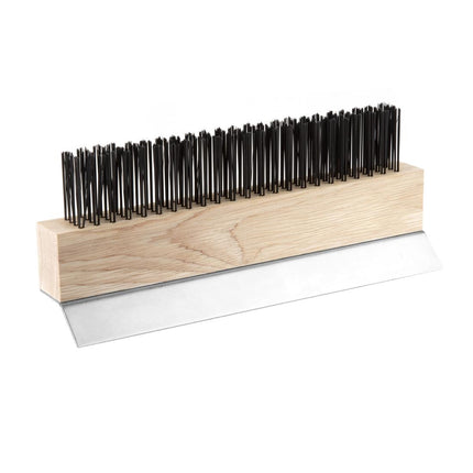 Pizza Oven Brush Head with Scraper | Vogue 3