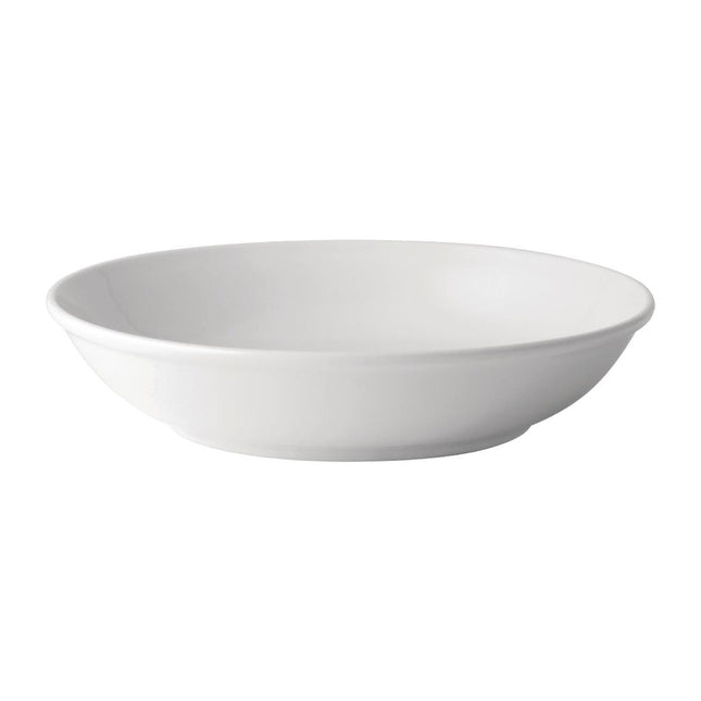 Pure White Pasta Bowls 260mm | Utopia Porcelain