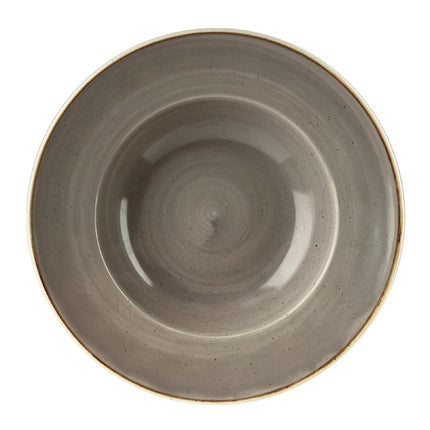 Large Stonecast Grey Wide Rim Bowl 27.69cm | Churchill