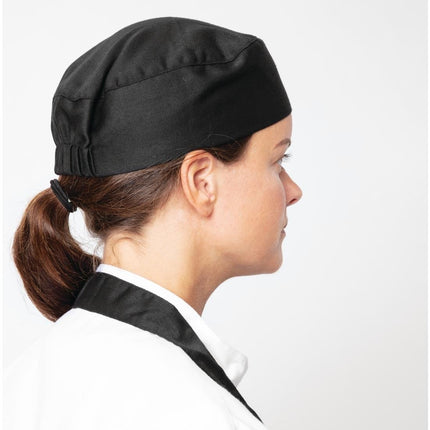 Polyester-Cotton Skull Cap with Elastic Band | Nisbets Essentials 3