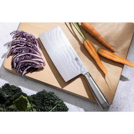 Tsuki Series 8 Damascus Steel Chef's Knife 19cm | Vogue 2