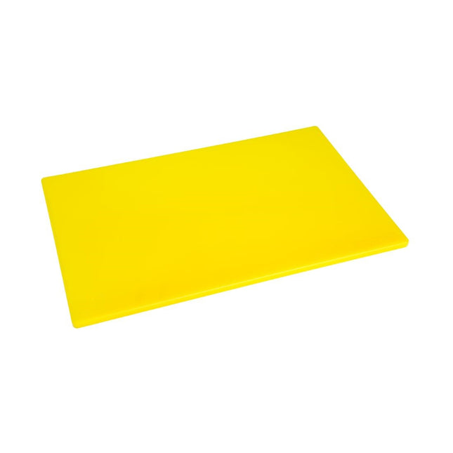 Cutting Board Yellow 450x300x10mm | LDPE | Hygiplas