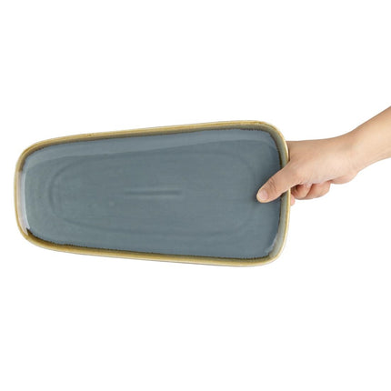 Medium Blue Porcelain Bowls 29.5cm | Kiln Collection | Olympia | Set of 4 4