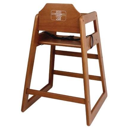 Wooden Children's Chair Dark Brown | Bolero 4