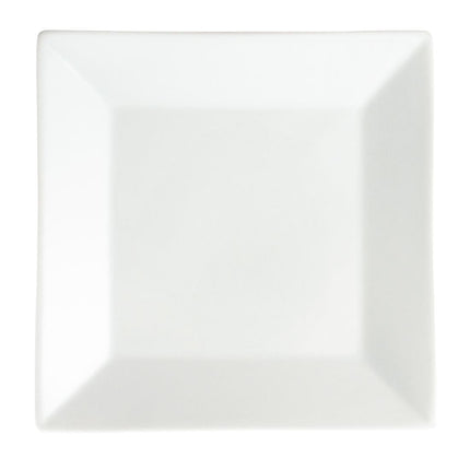 Square Plate 25cm | Olympia Whiteware | Set of 6 3