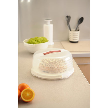 Round Cake Box with Softgrip Handle | Curver | 350mm 4