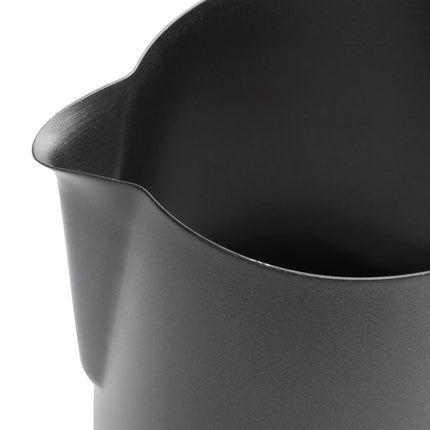 Black Non-Stick Milk Frothing Pitcher 900ml | Olympia 5
