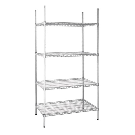 Vogue Multifunctional 4-Tier Storage Rack 183x91.5x61cm