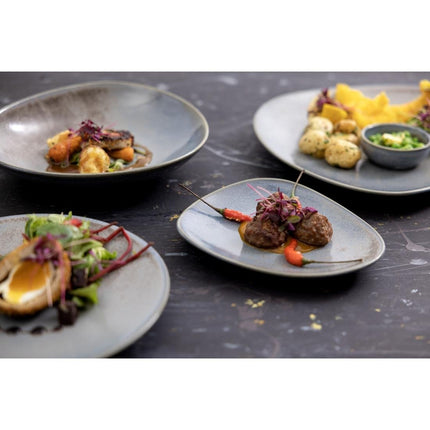 Triangular Blue Plates 250mm | Olympia Ember Collection 9