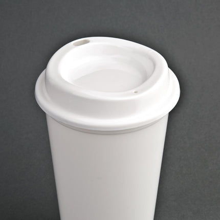 Reusable Coffee Cup 450ml with Lid | Olympia | Set of 25 3