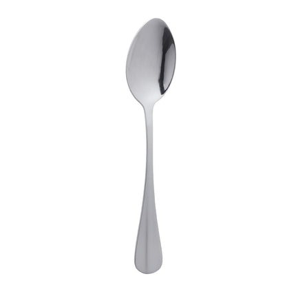 Polished 18/0 Stainless Steel Baguette Dessert Spoons (12 pcs) | Olympia 2