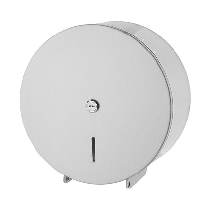 Stainless Steel Jumbo Toilet Roll Dispenser | Jantex