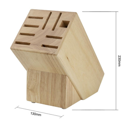 Wooden Knife Block with 9 Slots | Vogue 5