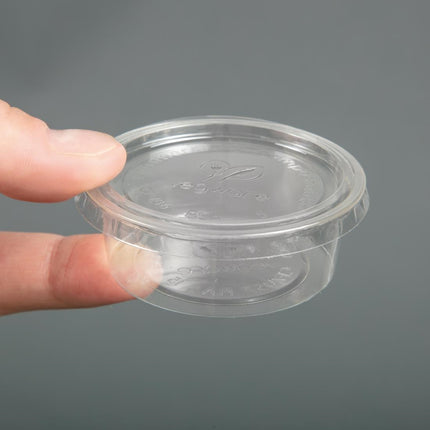 Compostable Portion Cups 5.7cl | Vegware | PLA Material | Temperature Resistant to 40°C 2