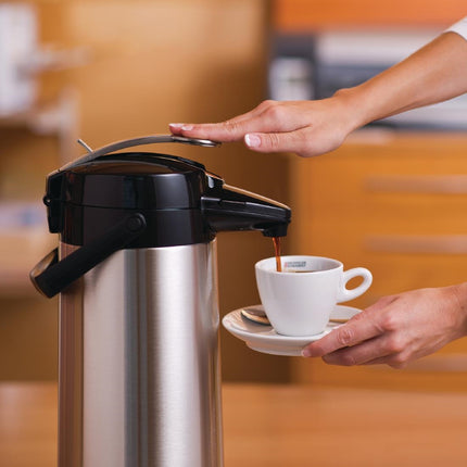 Thermos Pump Jug Metallic Black 2.2L | Bravilor Furento 2