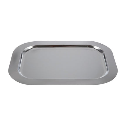 Rectangular High-Gloss Stainless Steel Serving Tray with Lid | APS 6