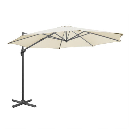 Venice Heavy Duty Freestanding Parasol 3.5 m | Bolero | Cream