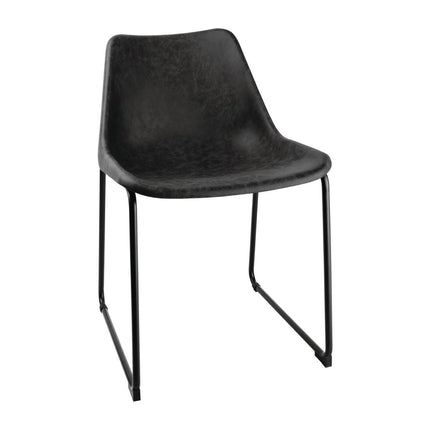 Side Chairs Black | Bolero Rodeo | Set of 2