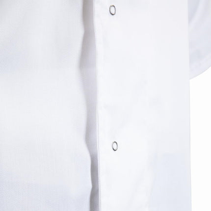 Lightweight Chef Jacket with Ventilated Black Side Panels | Whites Nevada | White M 10
