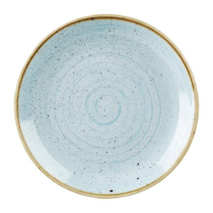 Stonecast Duck Egg Blue Evolve Coupe Plate 28.8cm | Churchill