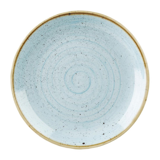 Stonecast Duck Egg Blue Evolve Coupe Plate 28.8cm | Churchill