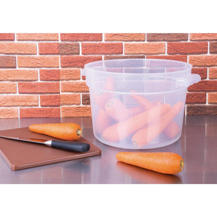 Round Polypropylene Food Storage Container 10L | Vogue 9