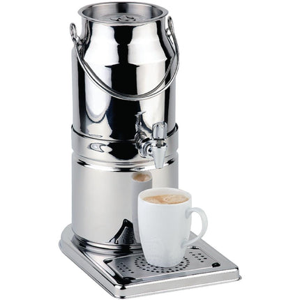 Stainless Steel Milk Dispenser with Cooling Element | APS