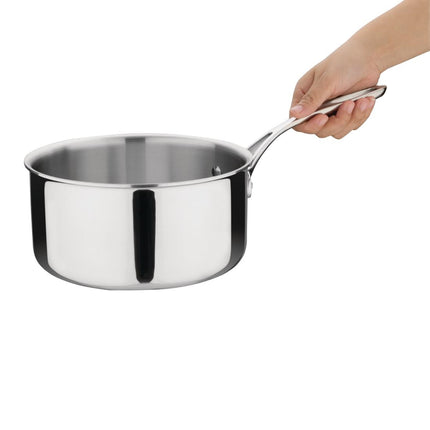 Tri-Wall Stainless Steel & Aluminium Saucepan 20 cm | Vogue 2