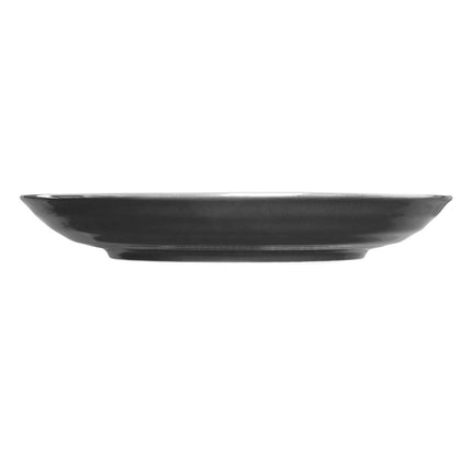 Midnight Blue Reactive Glaze Coupe Plate 255mm | Olympia Luna | Earthenware 5