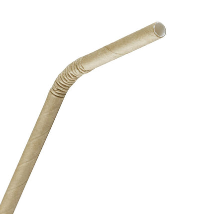 Compostable Kraft Paper Bendable Straws | Fiesta 3