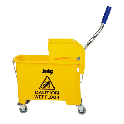 Kentucky Mop Bucket with Wringer Yellow 20L | Jantex 2