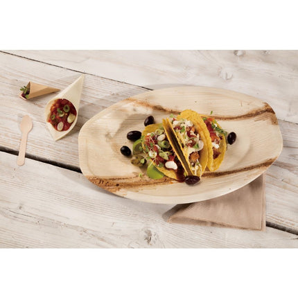 Compostable Wooden Cone Bags 75mm | Fiesta 9