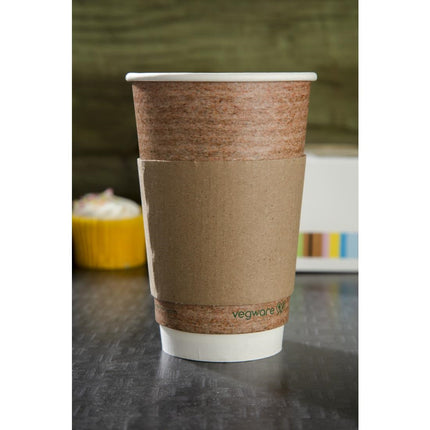 Corrugated Cardboard Cup Sleeves for 350ml & 450ml Cups | 1000 Pieces 6