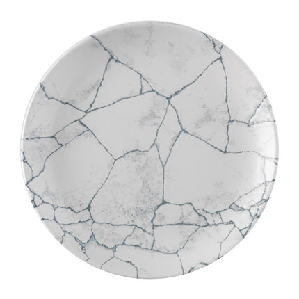 Evolve Coupe Plate 26cm Kintsugi Pearl Grey | Churchill Studio Prints | 12 pcs