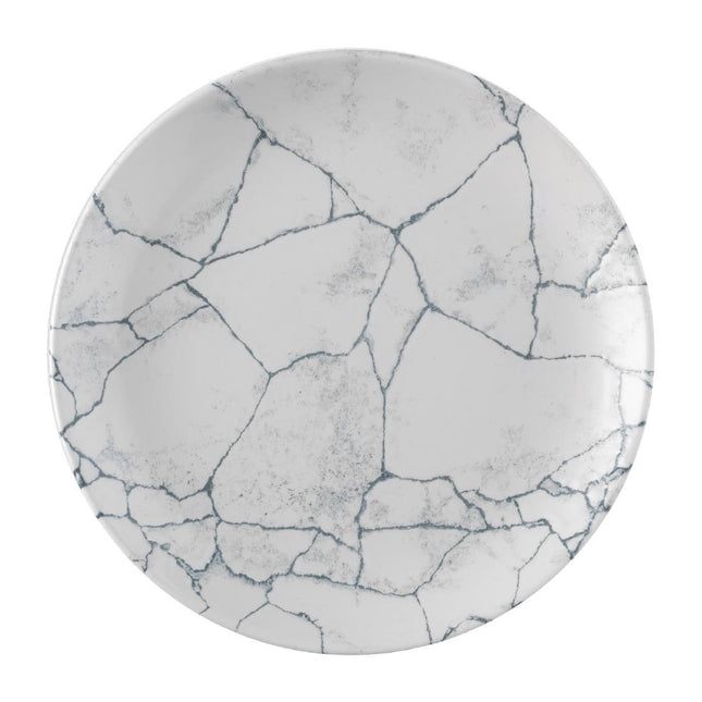Evolve Coupe Plate 26cm Kintsugi Pearl Grey | Churchill Studio Prints | 12 pcs