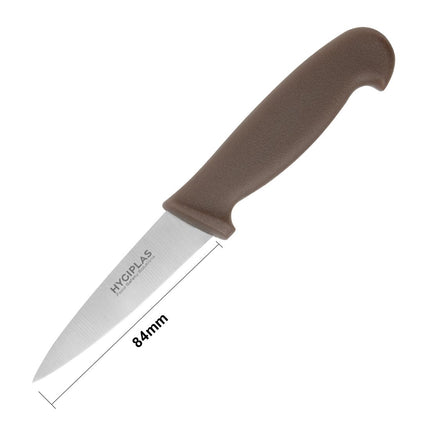 Paring Knife 9cm Brown | Hygiplas 5