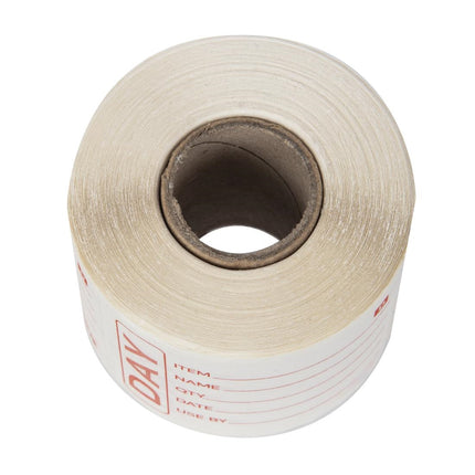 Soluble Food Labels for Prepared Meals | Hygiplas | 250 Pieces | 50x75mm 3