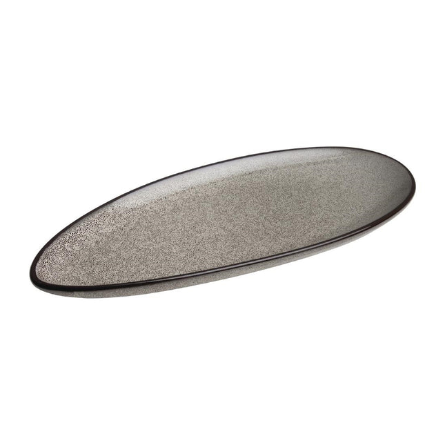 Mineral Leaf-Shaped Plate 25.5x12cm | Olympia 2