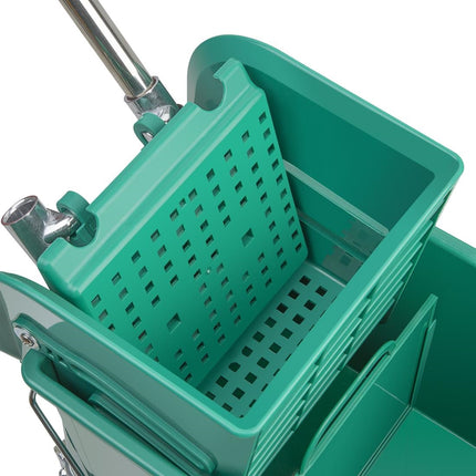 Mop Bucket with Wringer Green 20L | Jantex Kentucky 4