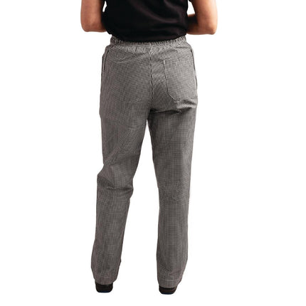 Unisex Teflon Coated Chef Trousers Black-White Check XS | Whites Easyfit 9