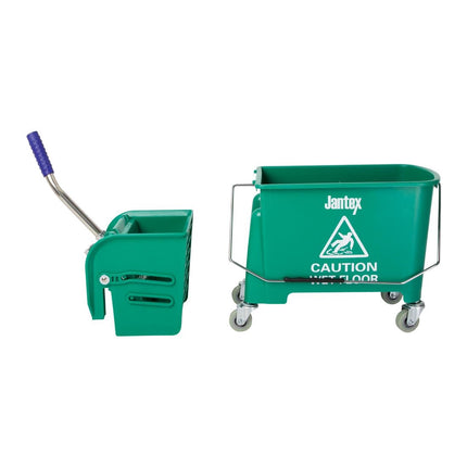 Mop Bucket with Wringer Green 20L | Jantex Kentucky 3