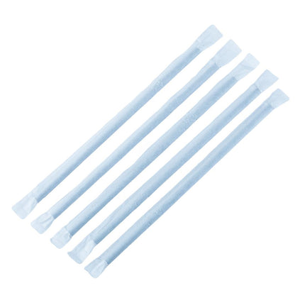 Compostable Paper Bend Straws 210mm Black | Fiesta Compostable