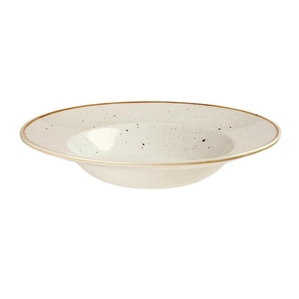 Large Stonecast Barley White Wide Rim Bowl 27.69cm | Churchill 2
