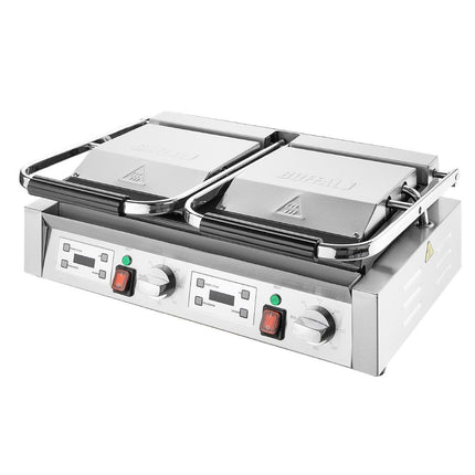 Double Contact Grill Ribbed and Flat Plates | Buffalo