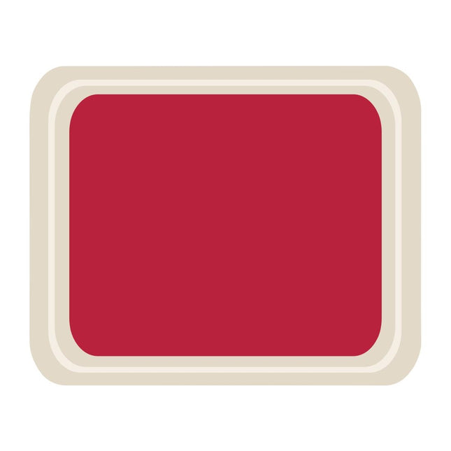 Roltex Original Polyester Serving Tray Red 42x32cm