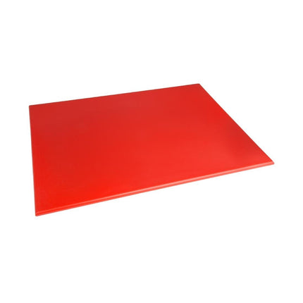 HDPE Cutting Board Red | Hygiplas | 600x450x12mm