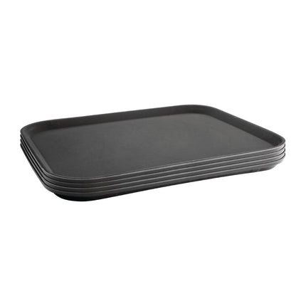Olympia Kristallon Rectangular Non-Slip Polypropylene Tray 38x51 cm 4