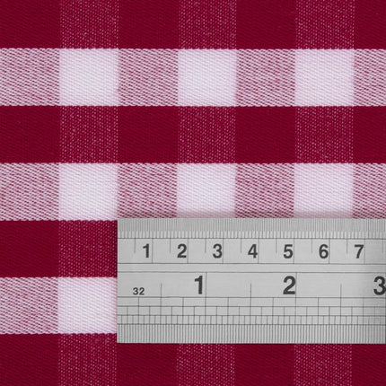 Gingham Tablecloth Red-White 89x89cm | Mitre Comfort 4