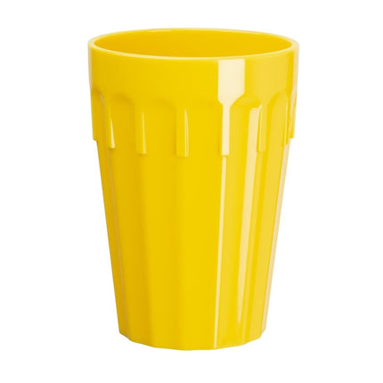 Olympia Kristallon Polycarbonate Tumblers 260 ml Yellow | Stackable